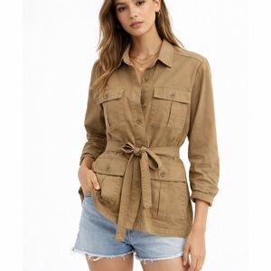 Michael Stars Alec Safari Stretch Twill Jacket for Women